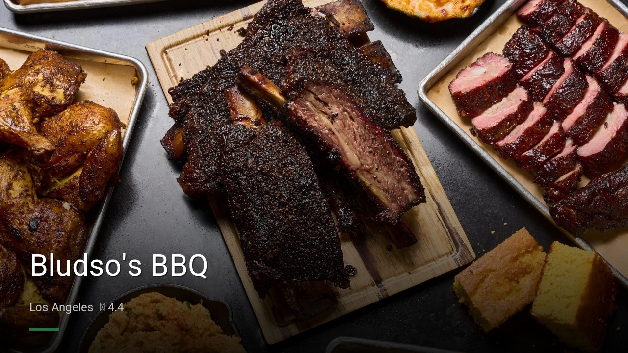 Bludso's BBQ - Sports Bars in Los Angeles