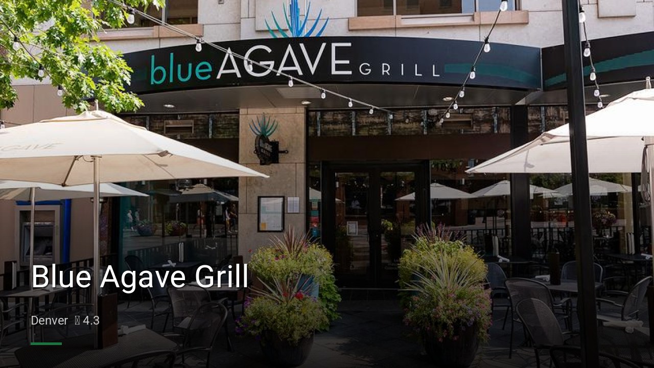 Blue Agave Grill - Sports Bars in Denver