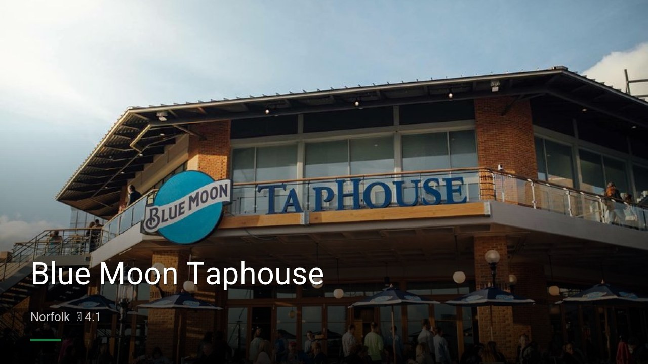 Blue Moon Taphouse - Sports Bars in Norfolk