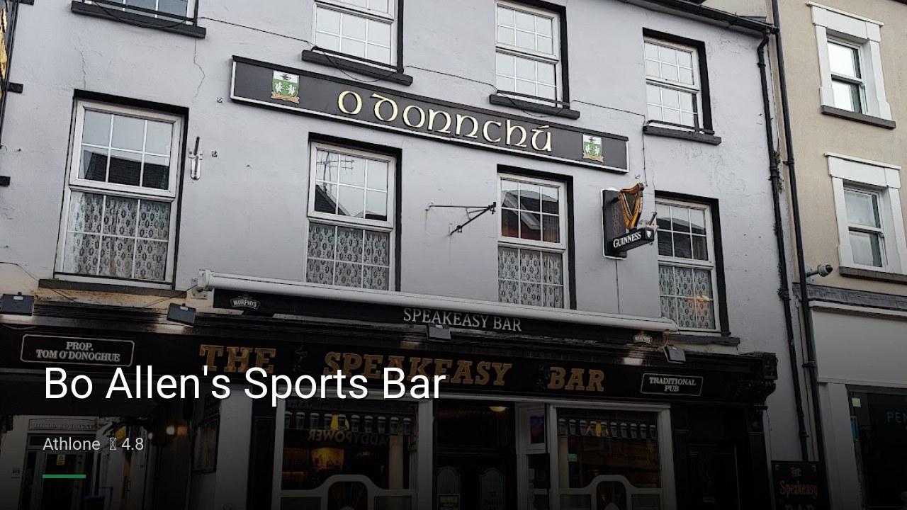 Bo Allen's Sports Bar - Sports Bars in Athlone