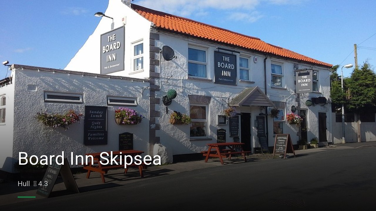 Board Inn Skipsea - Sports Bars in Hull