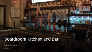 Boardroom Kitchen and Bar — Sports bars in Worcester