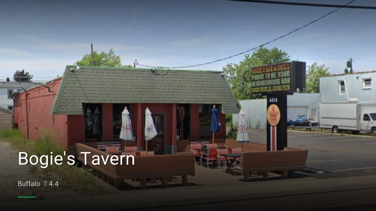 Bogie's Tavern - Sports Bars in Buffalo