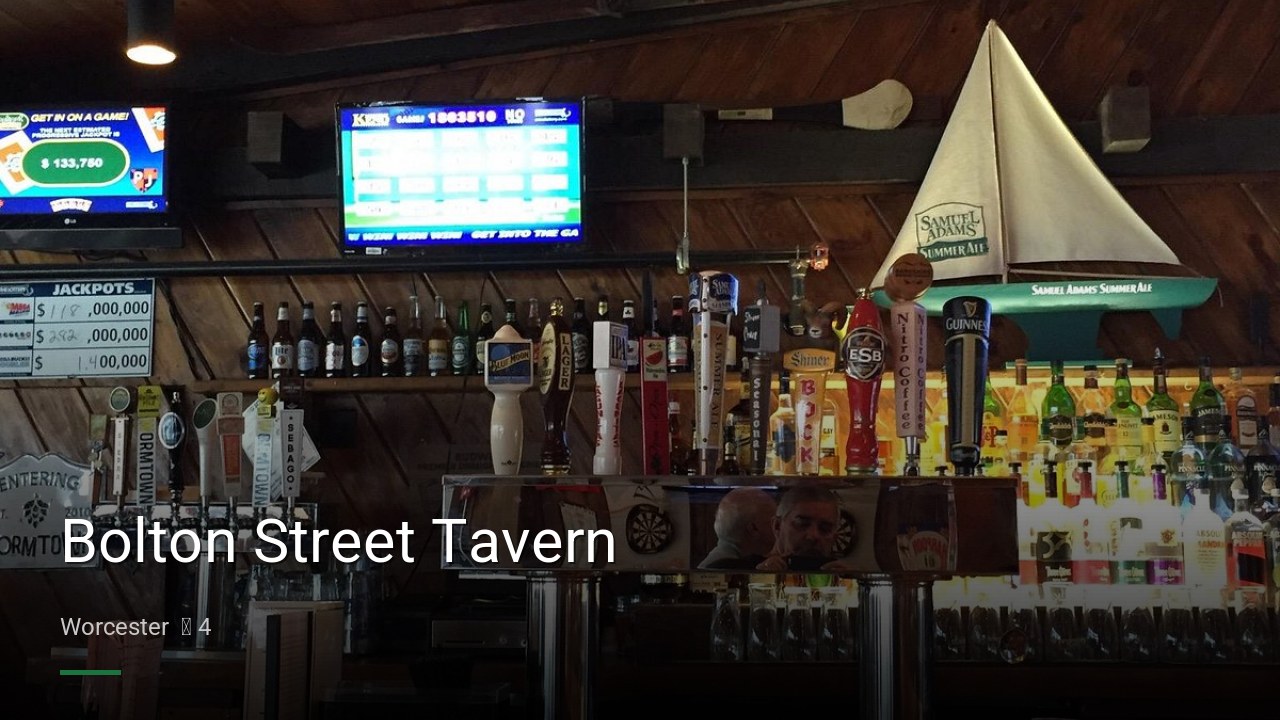 Bolton Street Tavern - Sports Bars in Worcester