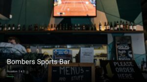 Bombers Sports Bar — Sports bars in Houston