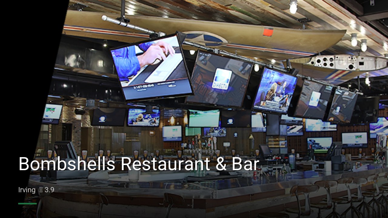 Bombshells Restaurant & Bar - Sports Bars in Irving