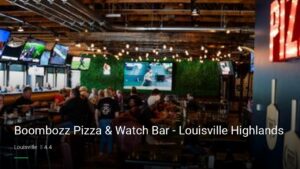 Boombozz Pizza & Watch Bar – Louisville Highlands — Sports bars in Louisville