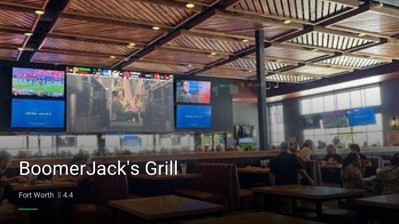 BoomerJack's Grill - Sports Bars in Fort Worth