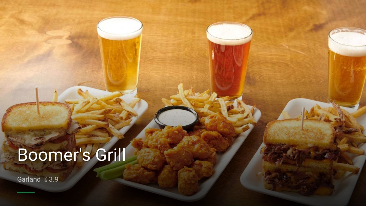 Boomer's Grill - Sports Bars in Garland