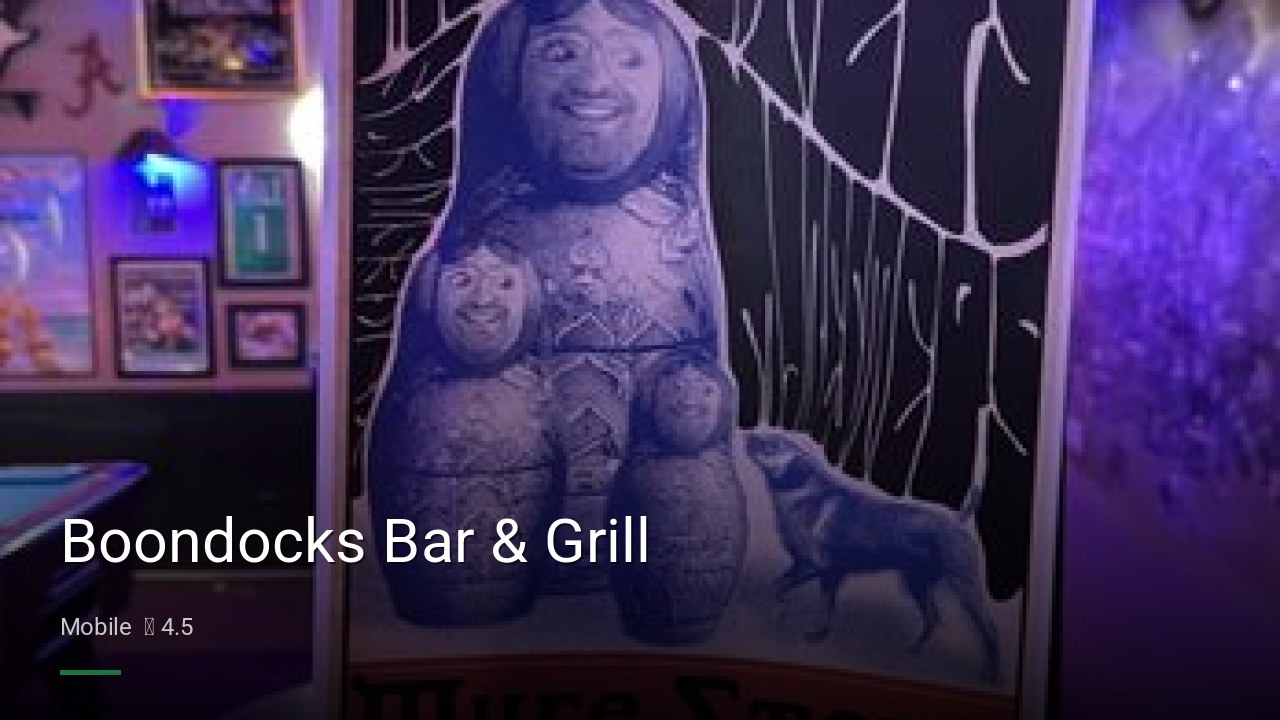 Boondocks Bar & Grill - Sports Bars in Mobile