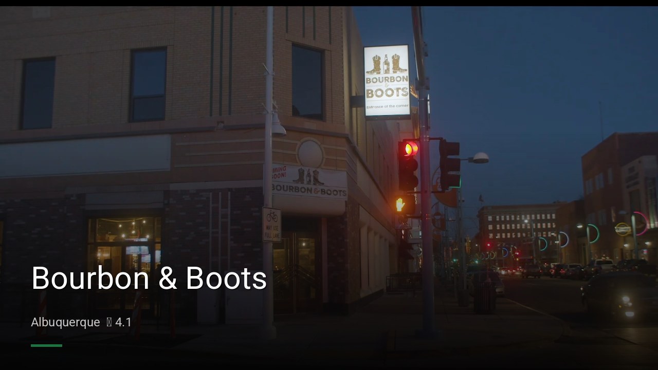 Bourbon & Boots - Sports Bars in Albuquerque