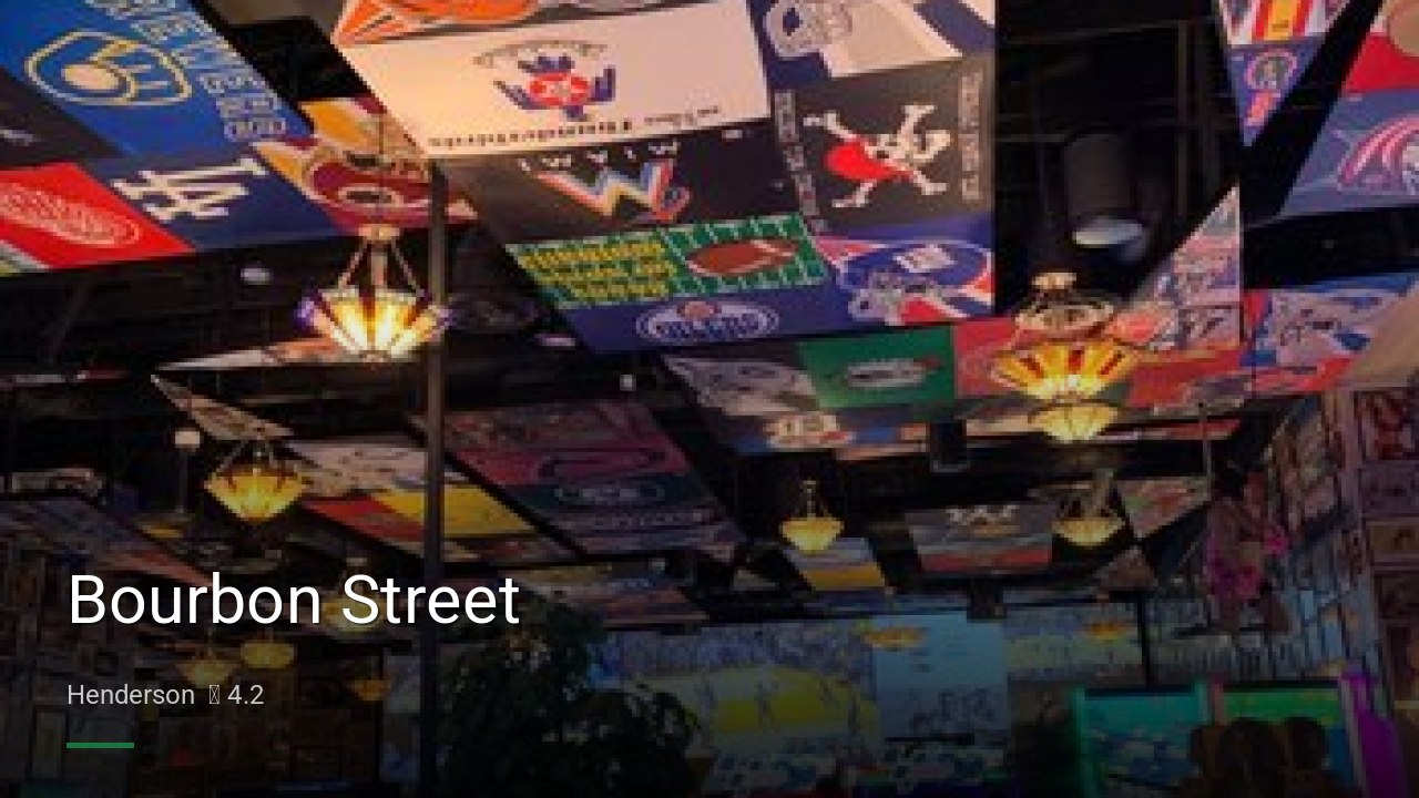 Bourbon Street - Sports Bars in Henderson