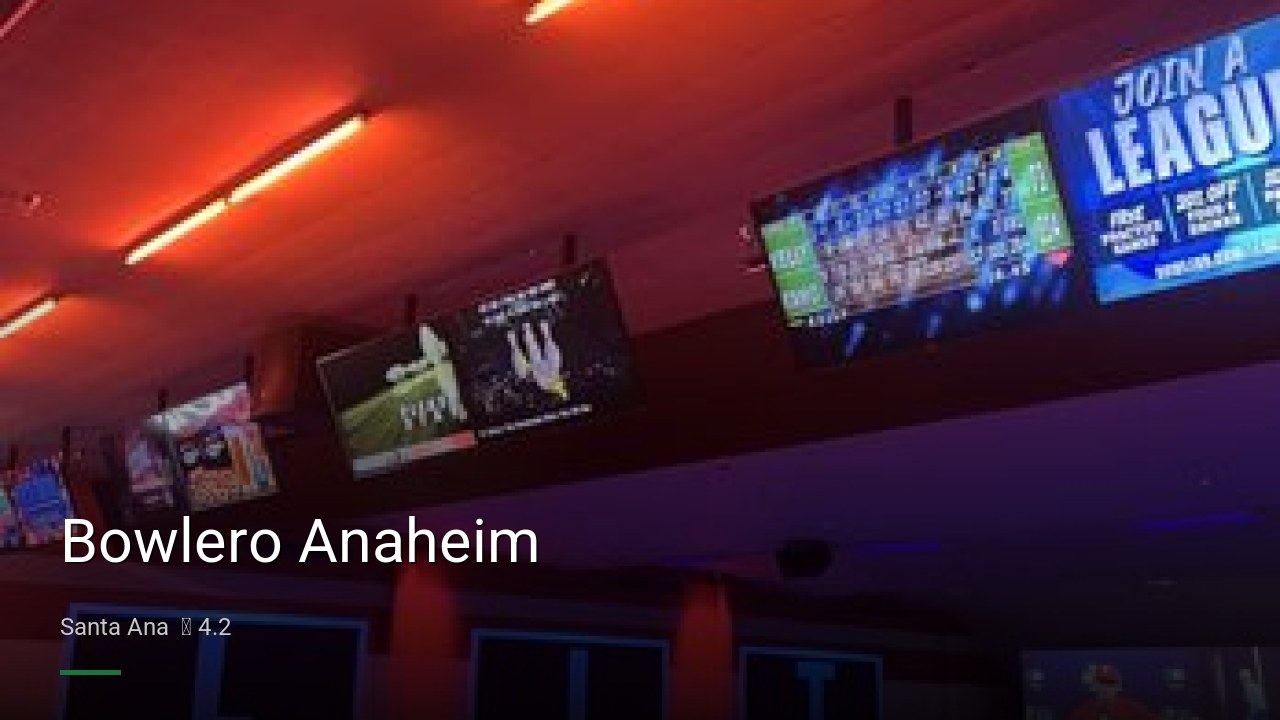 Bowlero Anaheim - Sports Bars in Santa Ana