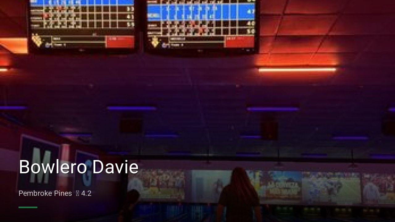 Bowlero Davie - Sports Bars in Pembroke Pines