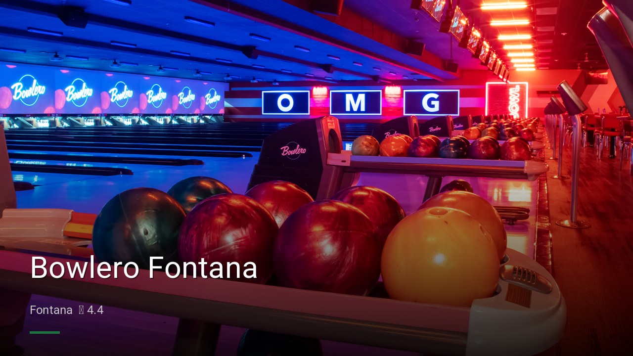 Bowlero Fontana - Sports Bars in Fontana