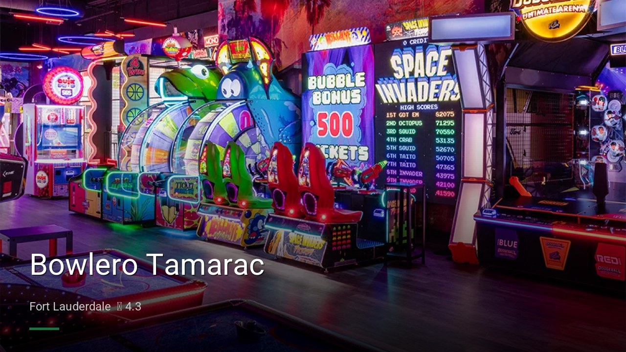 Bowlero Tamarac - Sports Bars in Fort Lauderdale