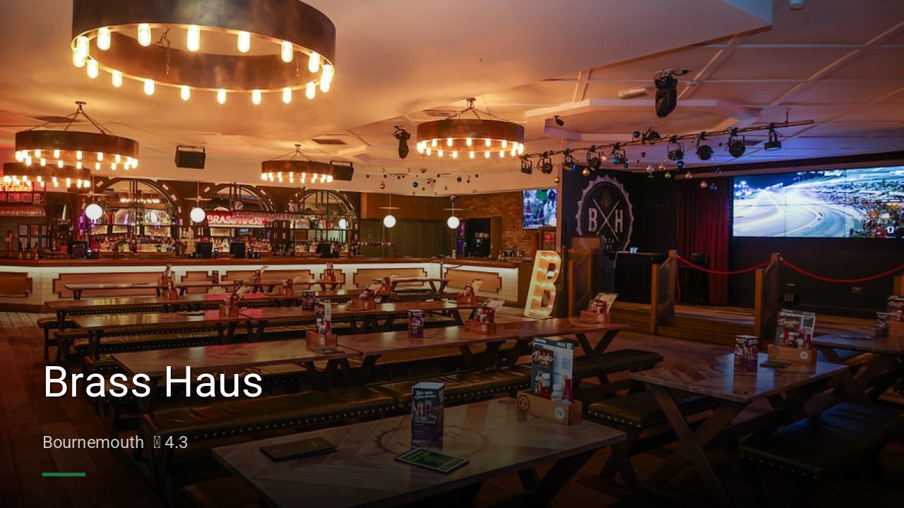Brass Haus - Sports Bars in Bournemouth