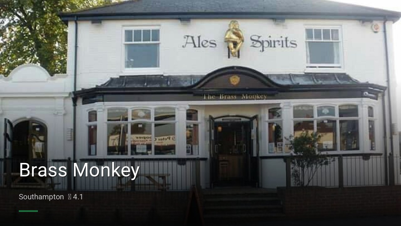 Brass Monkey - Sports Bars in Southampton