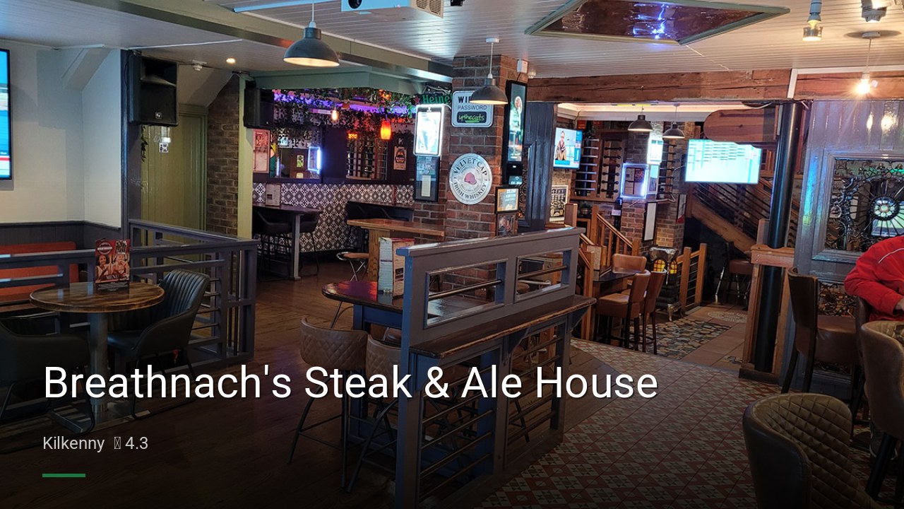 Breathnach's Steak & Ale House - Sports Bars in Kilkenny