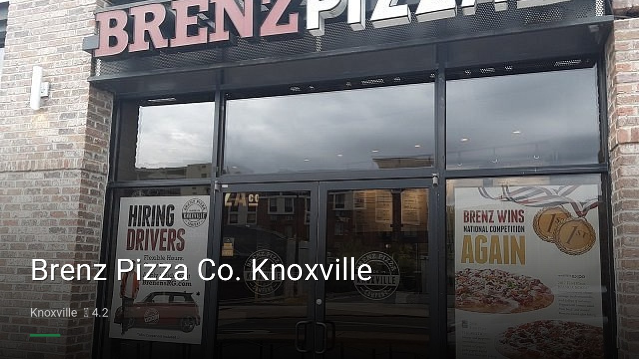 Brenz Pizza Co. Knoxville - Sports Bars in Knoxville