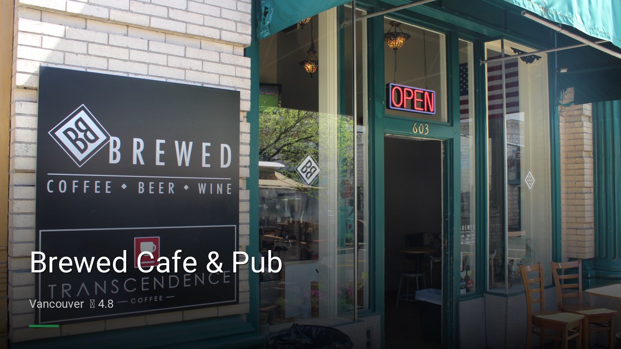 Brewed Cafe & Pub - Sports Bars in Vancouver