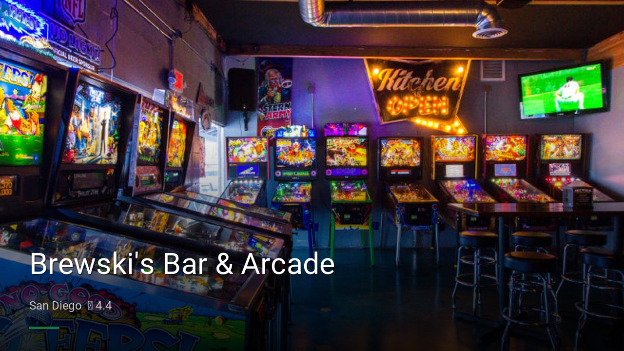 Brewski's Bar & Arcade - Sports Bars in San Diego
