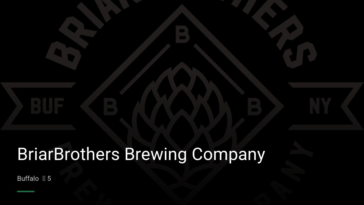 BriarBrothers Brewing Company - Sports Bars in Buffalo