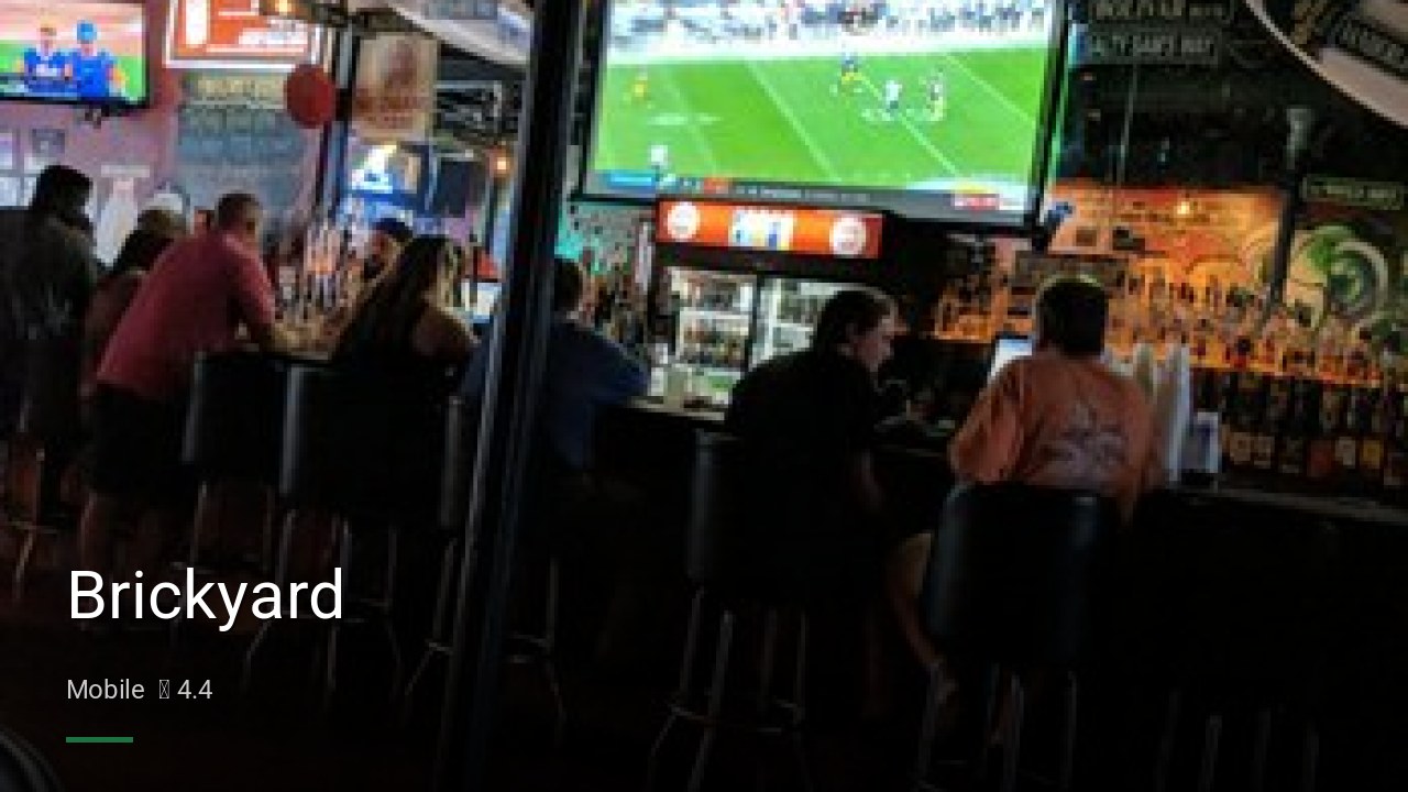 Brickyard - Sports Bars in Mobile
