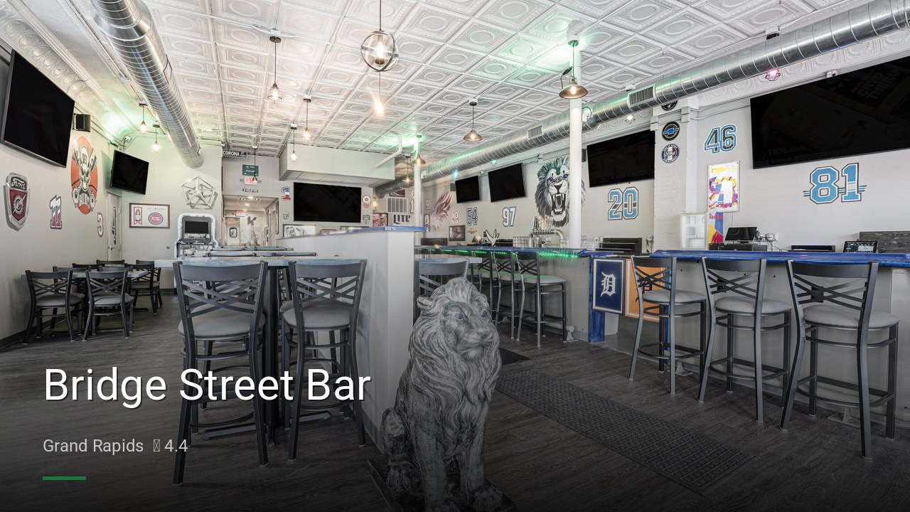 Bridge Street Bar - Sports Bars in Grand Rapids