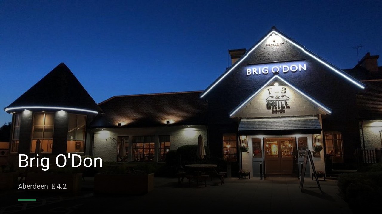 Brig O'Don - Sports Bars in Aberdeen