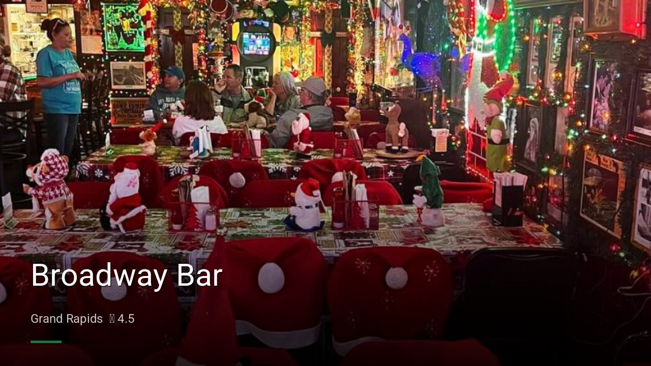 Broadway Bar - Sports Bars in Grand Rapids