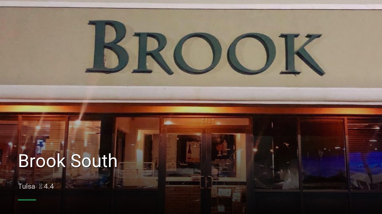Brook South - Sports Bars in Tulsa