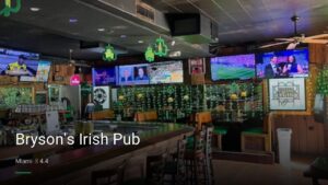 Bryson’s Irish Pub — Sports bars in Miami