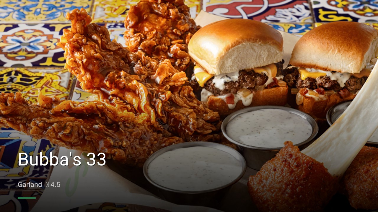 Bubba's 33 - Sports Bars in Garland