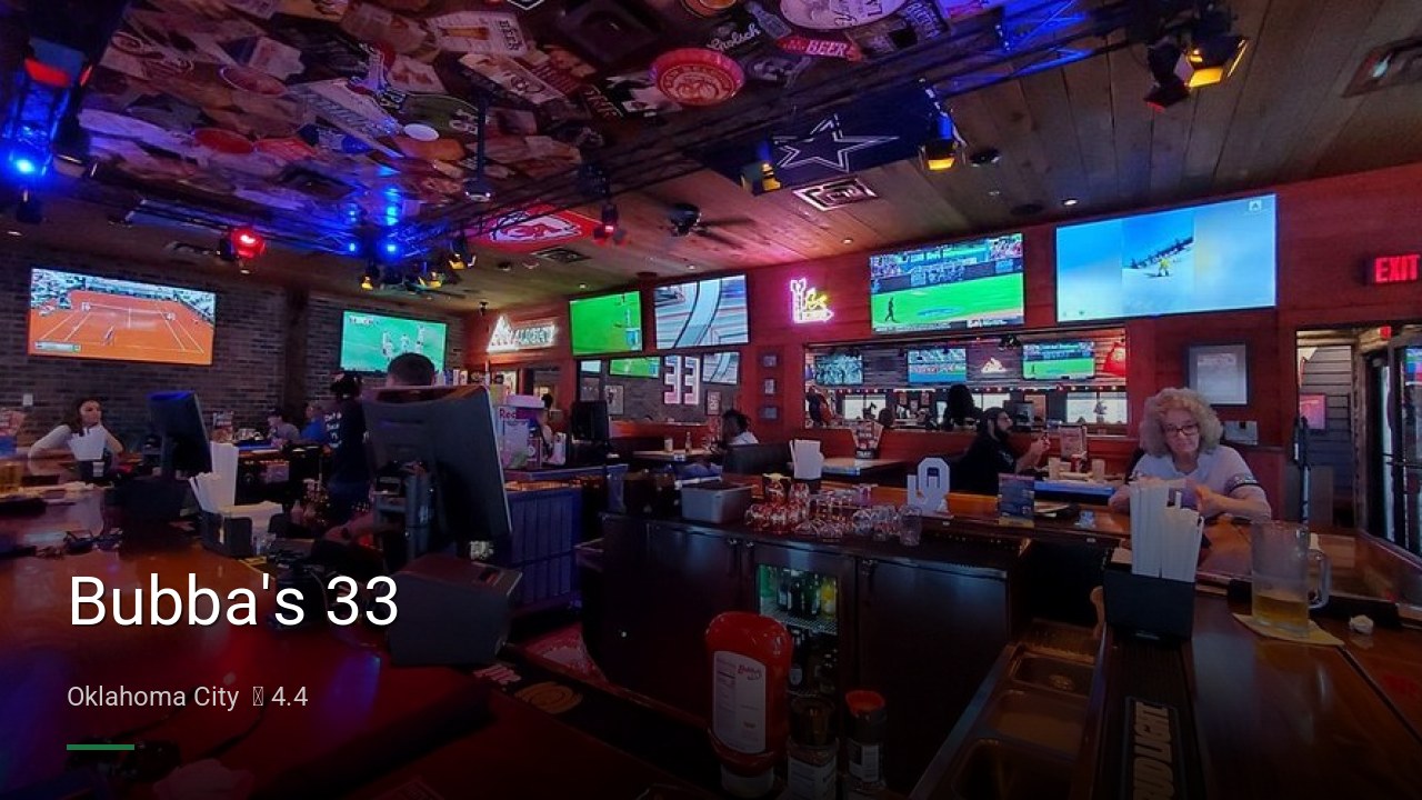 Bubba's 33 - Sports Bars in Oklahoma City