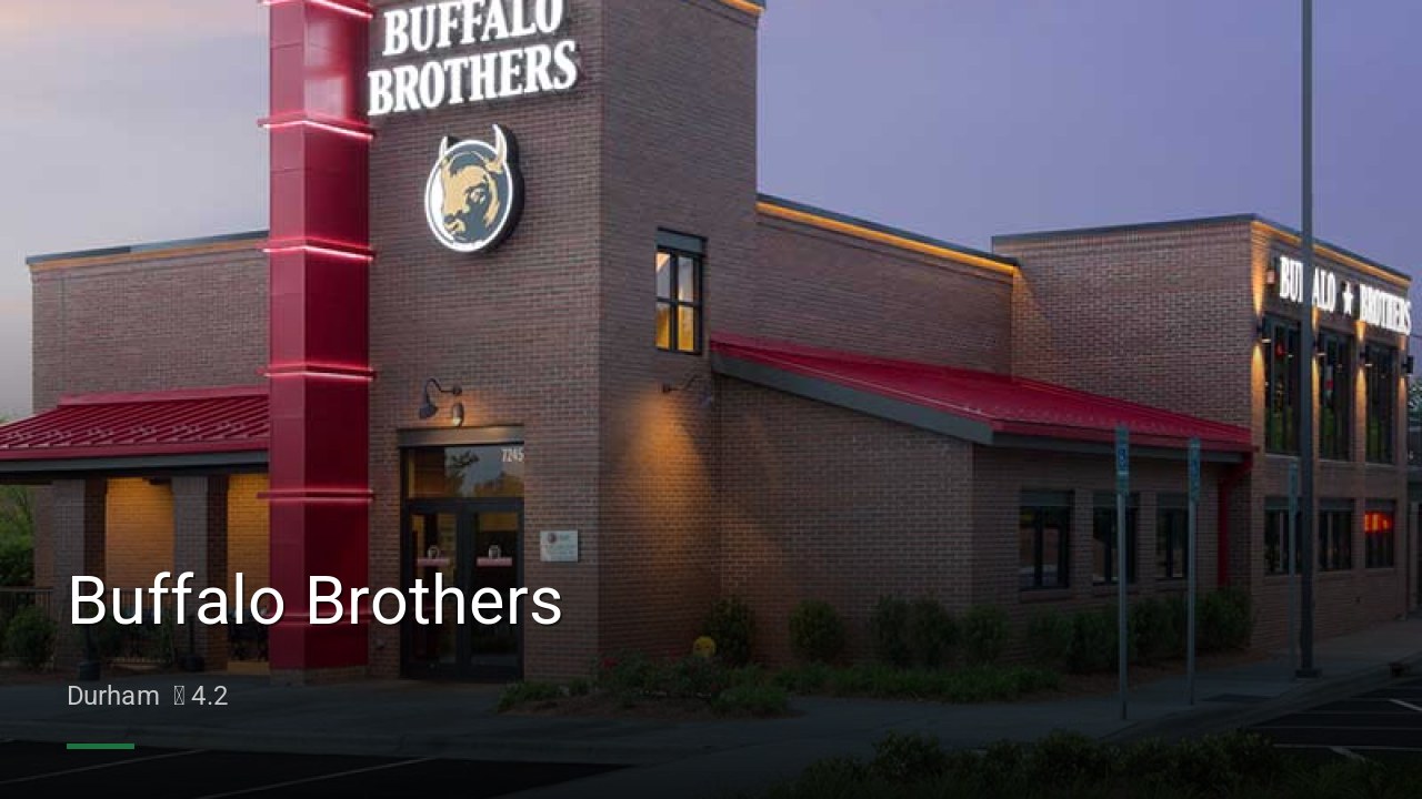 Buffalo Brothers - Sports Bars in Durham