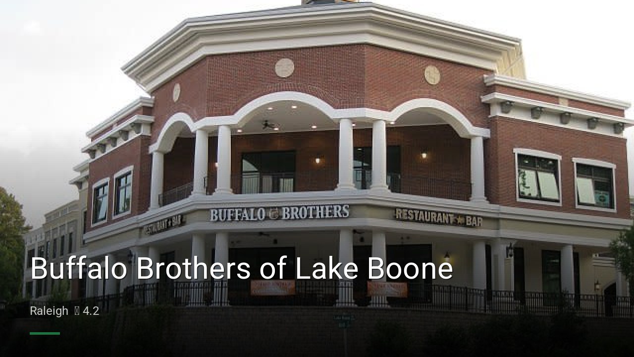 Buffalo Brothers of Lake Boone - Sports Bars in Raleigh