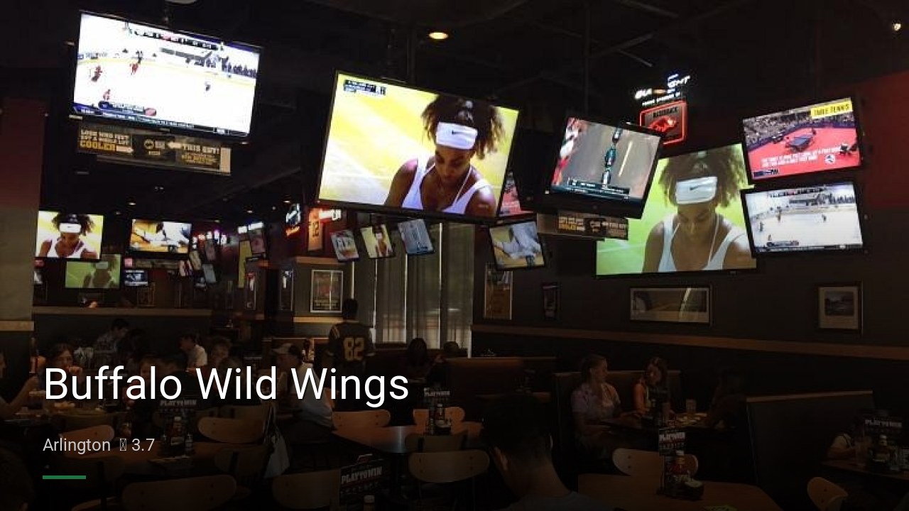 Buffalo Wild Wings - Sports Bars in Arlington