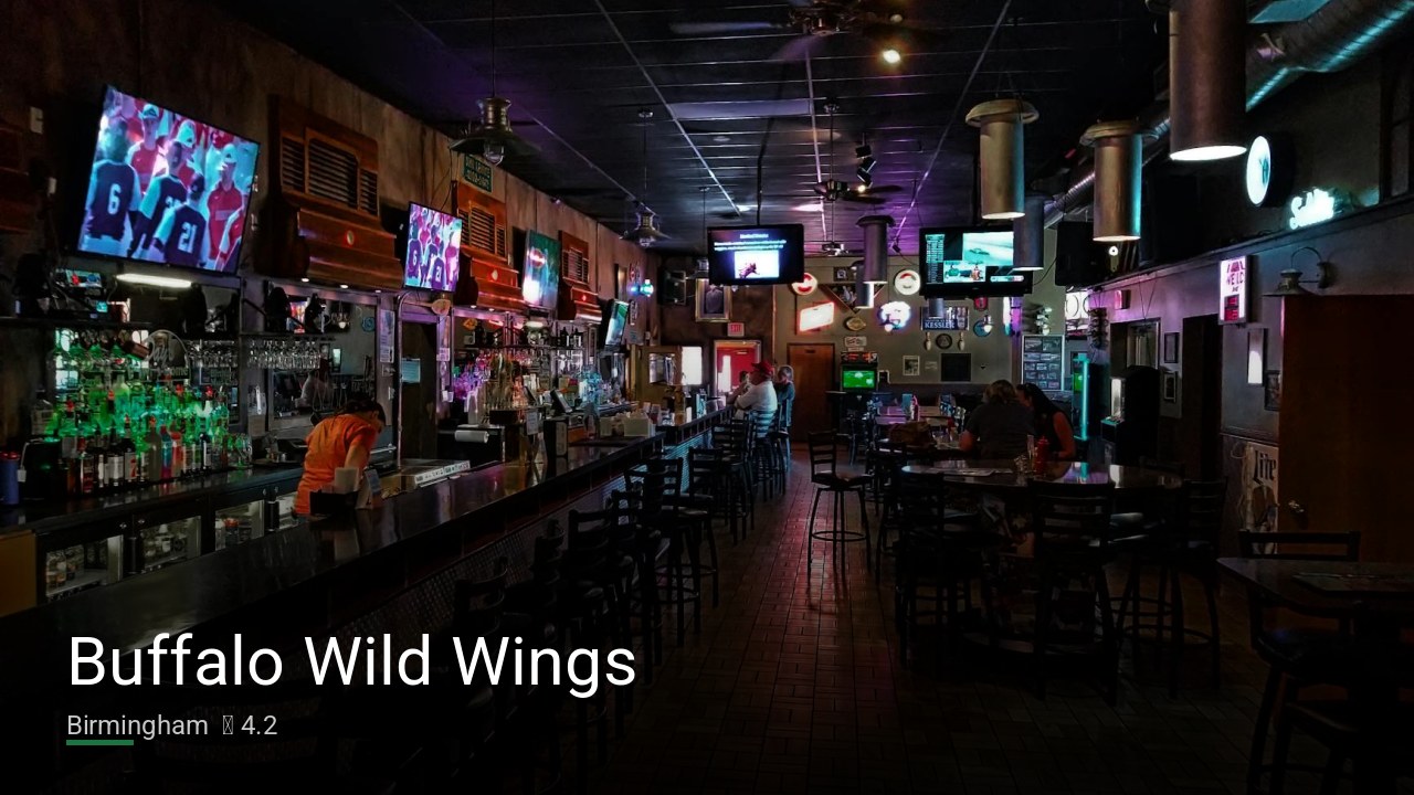 Buffalo Wild Wings — Sports bars in Birmingham