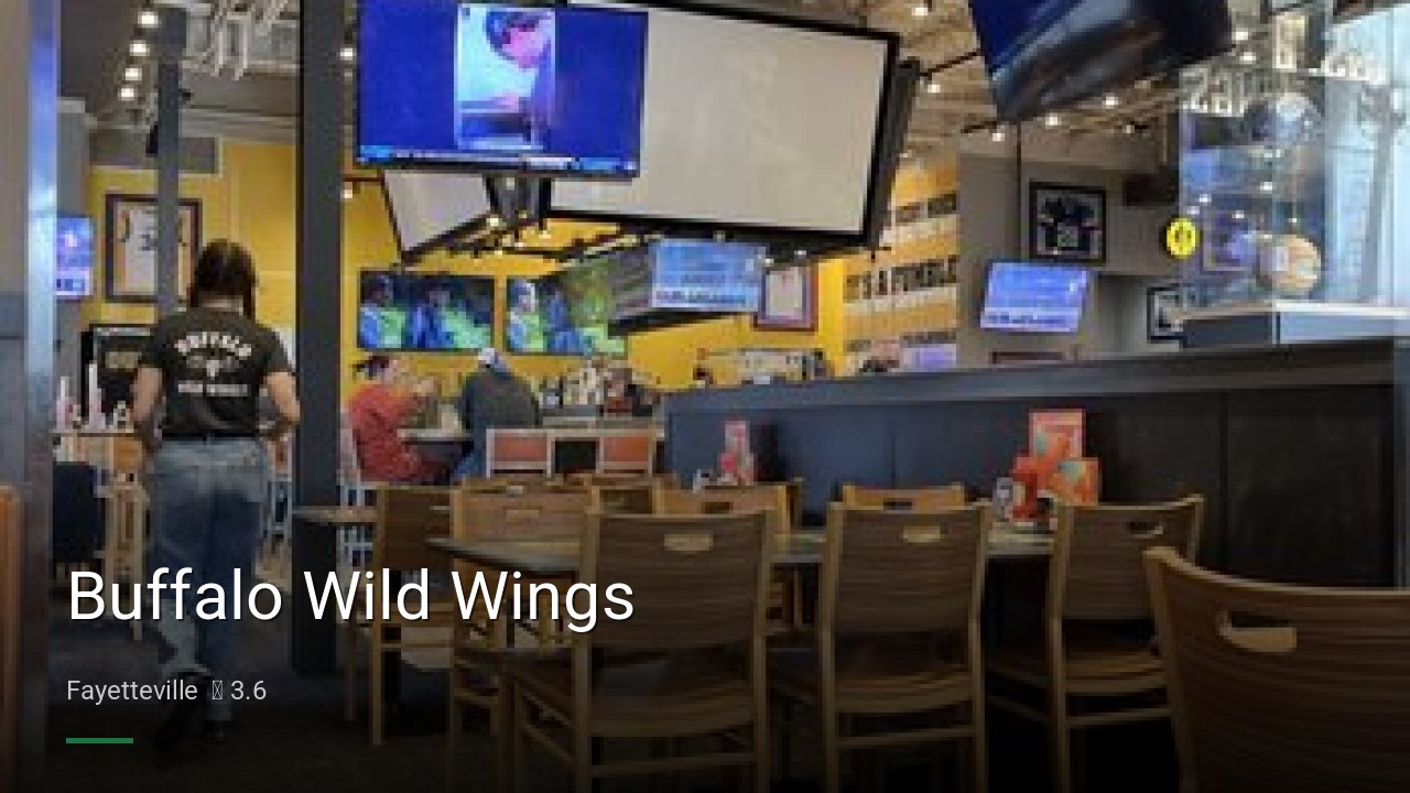 Buffalo Wild Wings - Sports Bars in Fayetteville