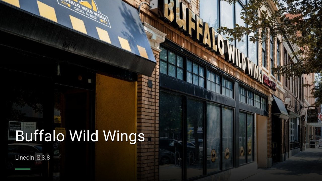 Buffalo Wild Wings - Sports Bars in Lincoln