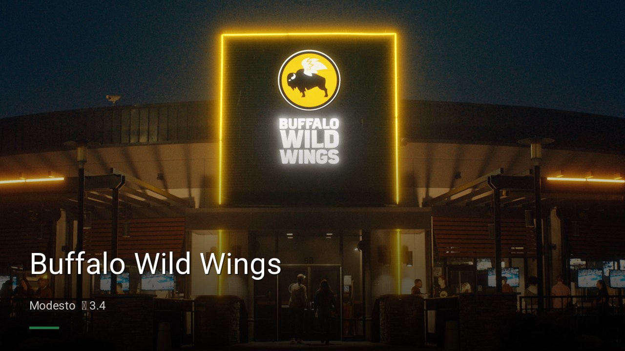 Buffalo Wild Wings - Sports Bars in Modesto