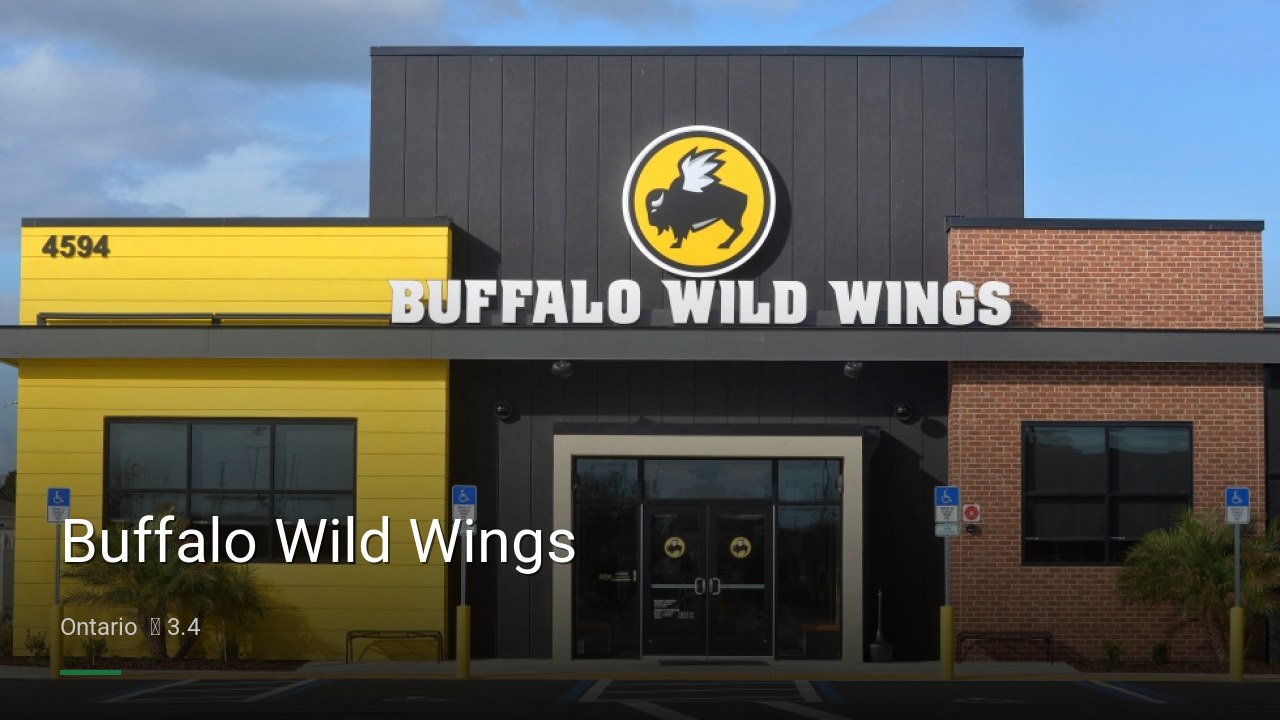 Buffalo Wild Wings - Sports Bars in Ontario