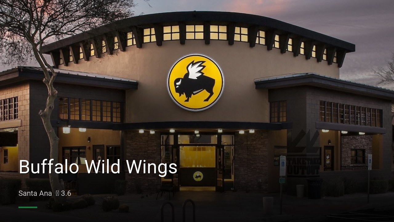 Buffalo Wild Wings - Sports Bars in Santa Ana