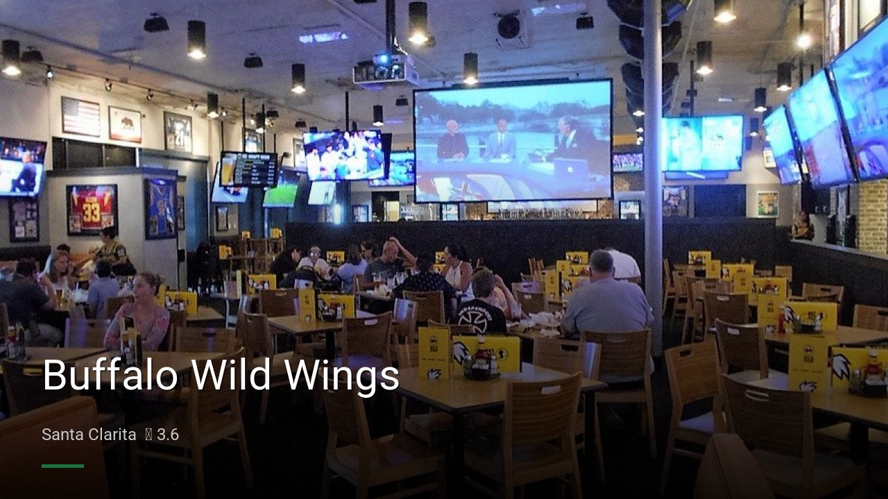Buffalo Wild Wings - Sports Bars in Santa Clarita