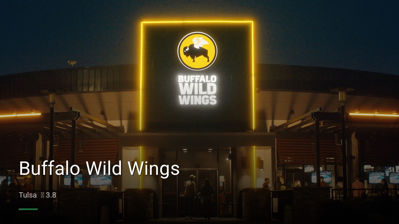 Buffalo Wild Wings - Sports Bars in Tulsa