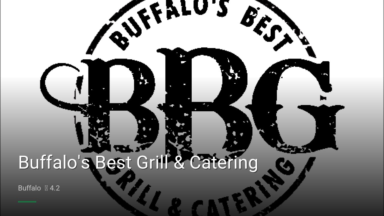 Buffalo's Best Grill & Catering - Sports Bars in Buffalo