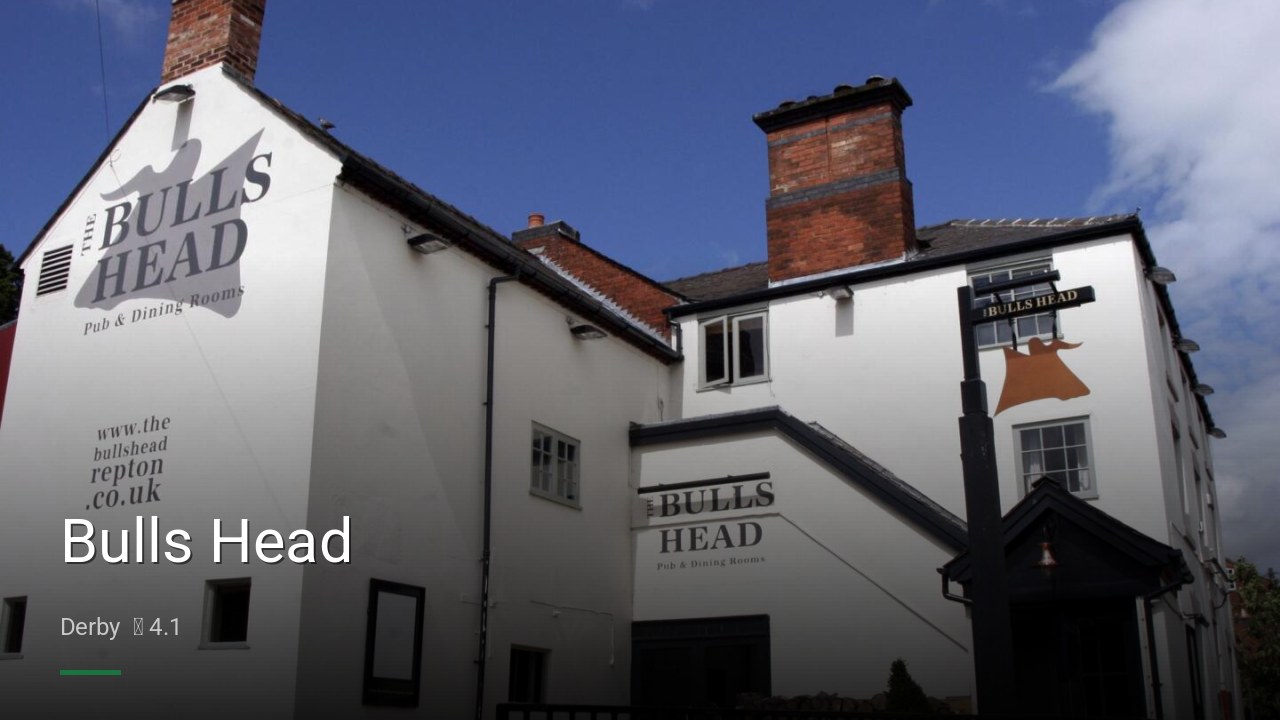 Bulls Head - Sports Bars in Derby