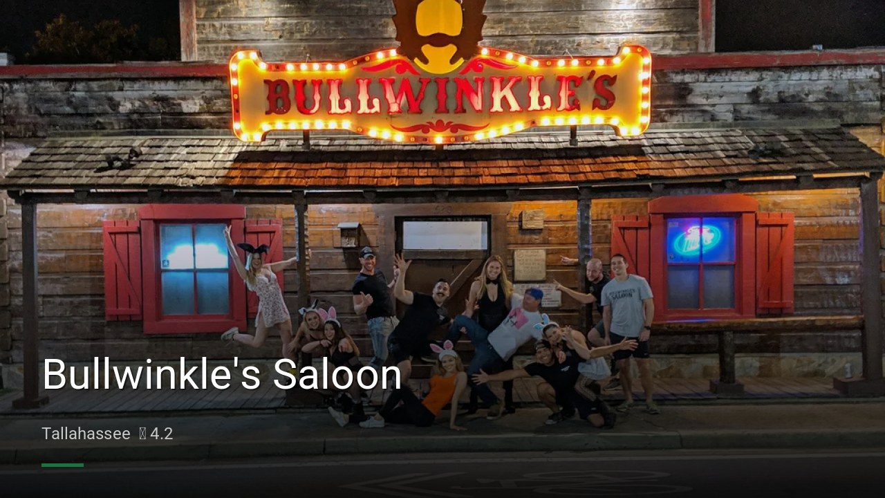 Bullwinkle's Saloon - Sports Bars in Tallahassee