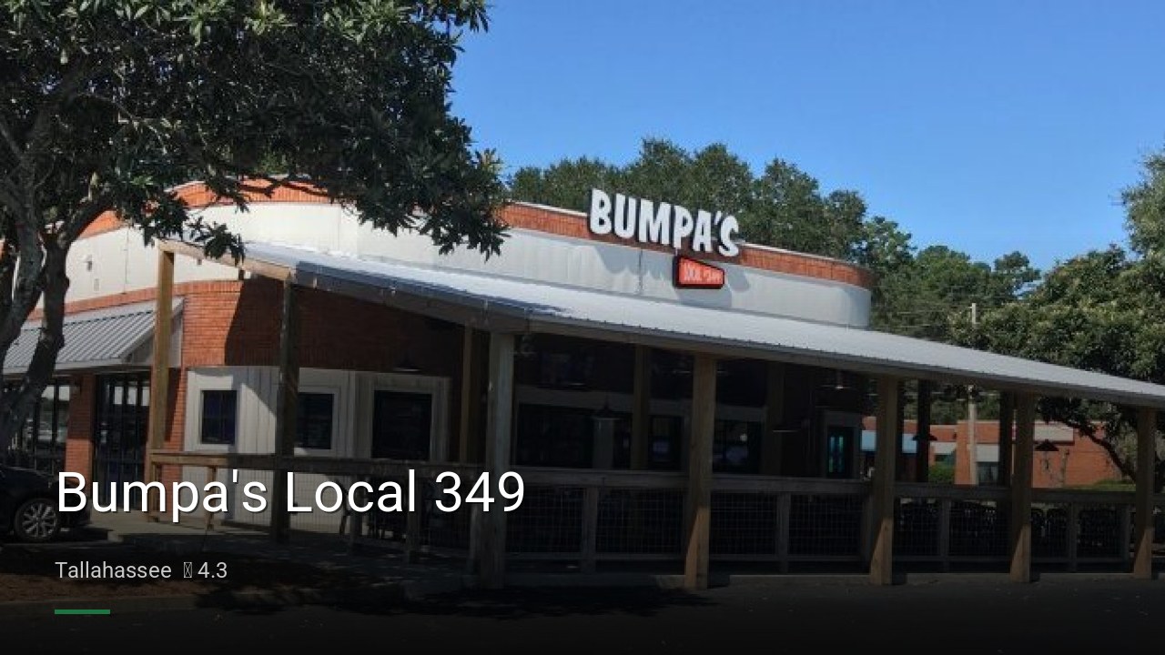 Bumpa's Local 349 - Sports Bars in Tallahassee